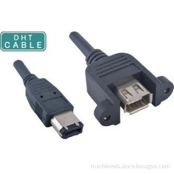 High Speed Firewire 1394A 6 Pin Friction Fit to 1394A Femal